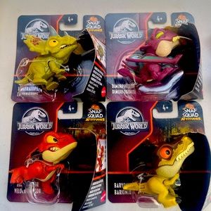 collectibles inspired by Jurassic World:
Camp Cretaceous! Jurassic World fans